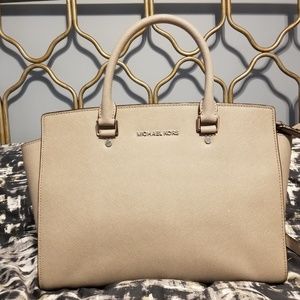 Michael Kors Selma Saffiano Leather Satchel